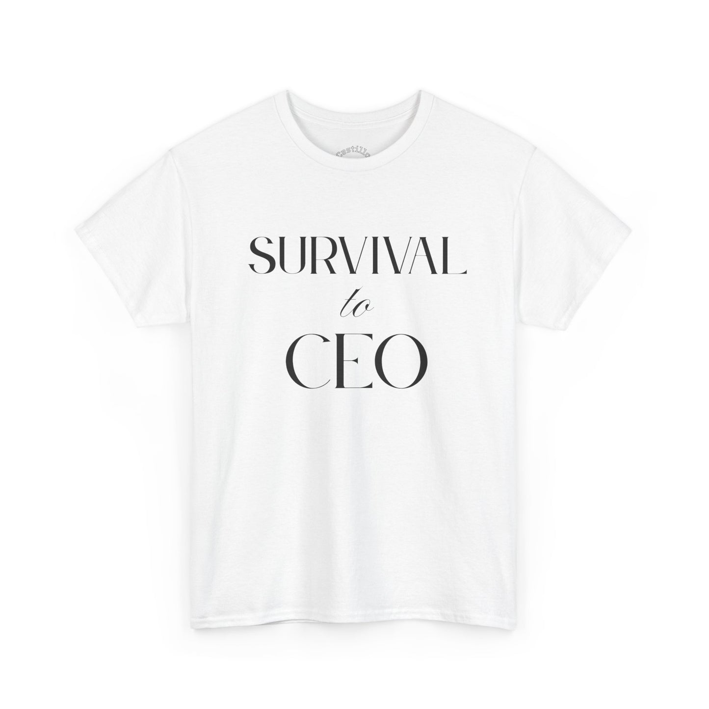 Survival to CEO Unisex Heavy Cotton Tee, Motivational T-Shirt for Entrepreneurs, Gift for Business Owners, Inspirational Graphic Tee, [...]