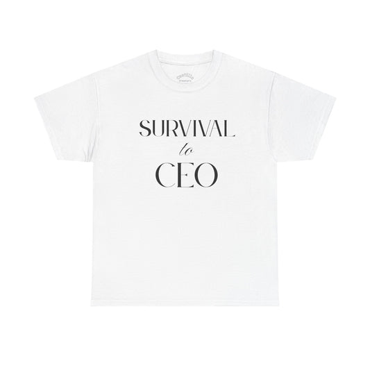 Survival to CEO Unisex Heavy Cotton Tee, Motivational T-Shirt for Entrepreneurs, Gift for Business Owners, Inspirational Graphic Tee, [...]